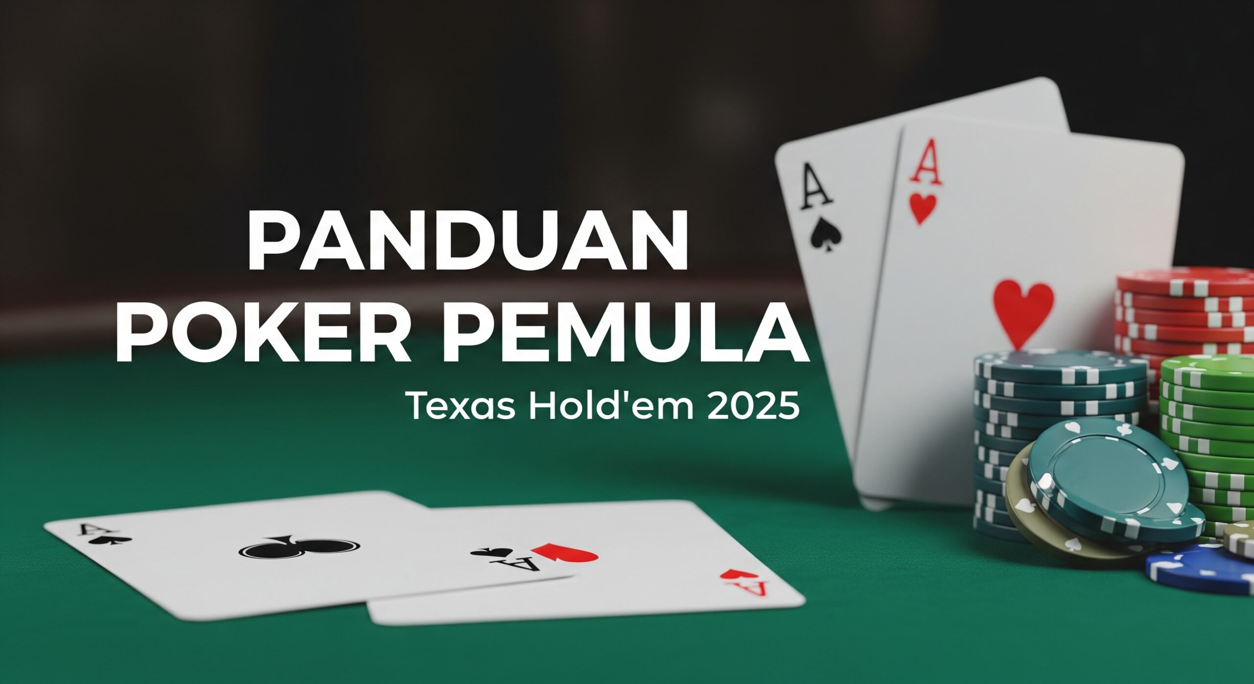 Panduan Utama 2025: Cara Bermain Poker Texas Hold’em Untuk Pemula (Lengkap & Mudah)