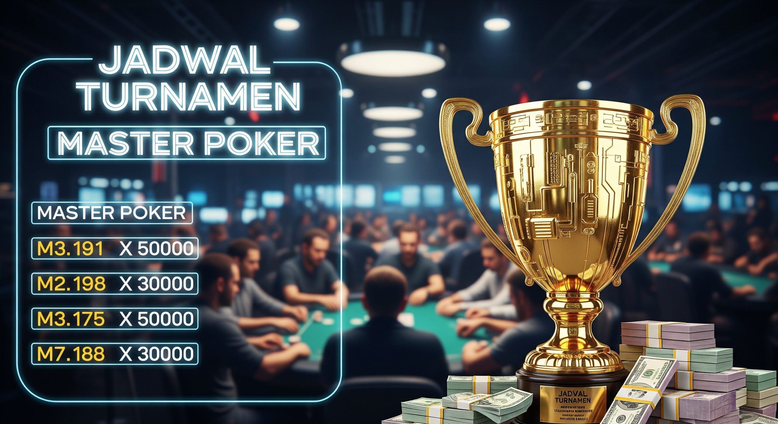 Jadwal Turnamen Poker Online Terbaru di Master Poker – Menangkan Hadiah Jutaan!